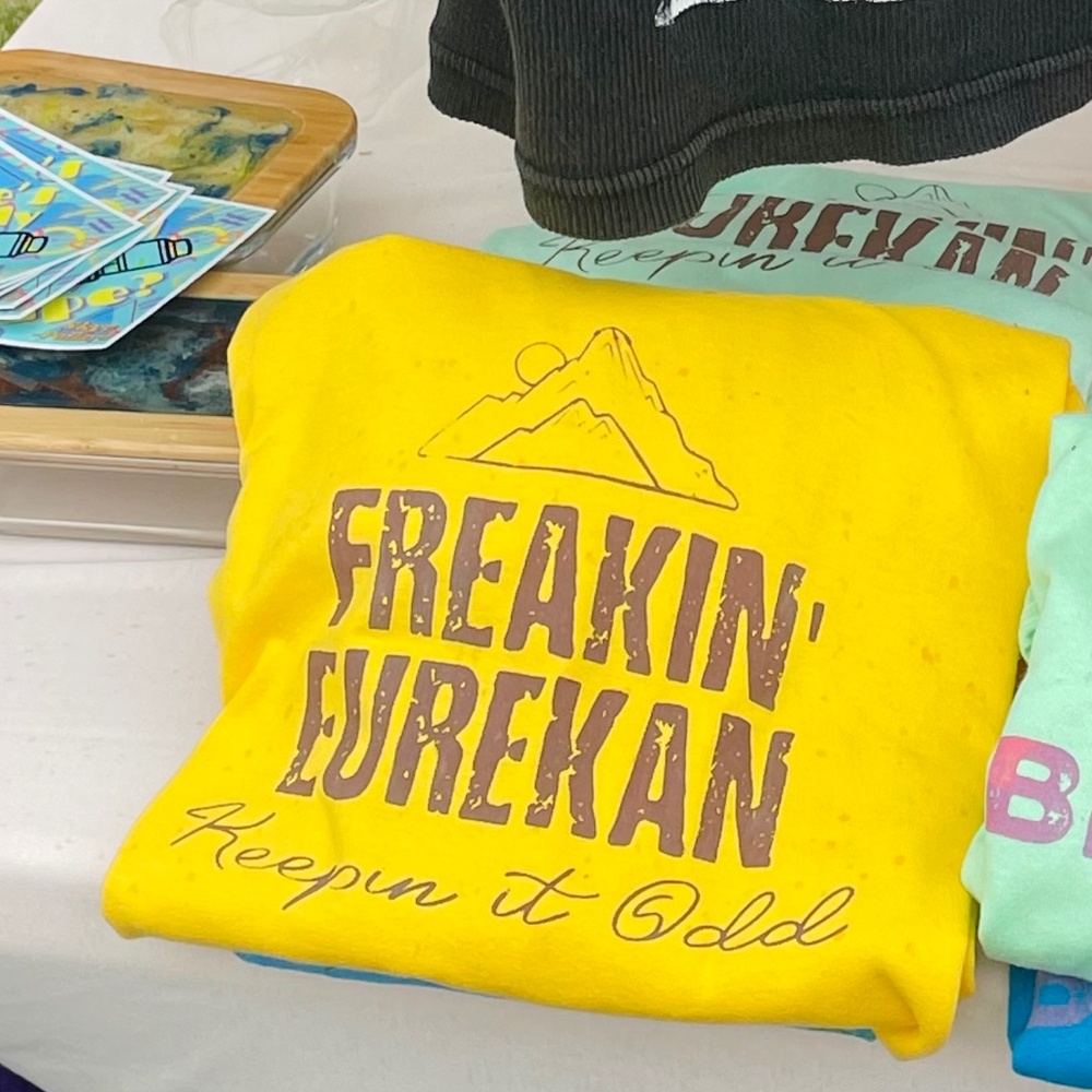 Freakin’ Eurekan T-shirts. Local. Handmade. Art. Screen printing